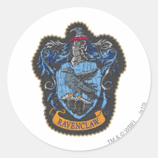 Sticker Rond Harry Potter | Classic Crest de Ravenclaw (Devant)