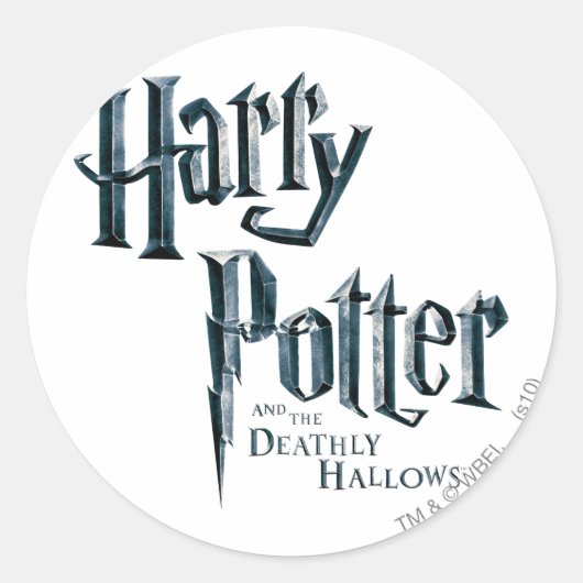 Sticker Rond Harry Potter et le logo des hirondelles mortelles (Devant)