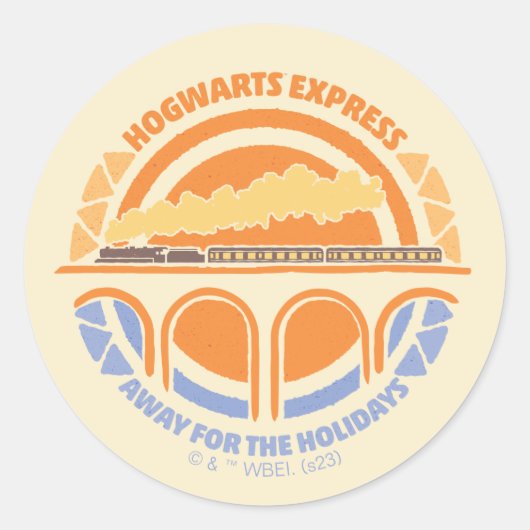 Sticker Rond HARRY POTTER™ | Express Summer Magic HOGWARTS™ (Devant)