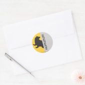 Sticker Rond Harry Potter| Graphique de la Hufflepuff House Pri (Enveloppe)