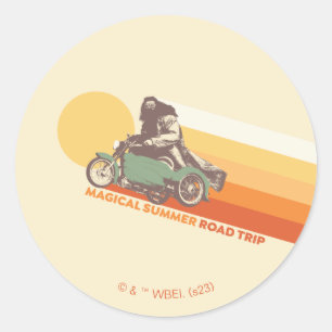 Sticker Rond HARRY POTTER™   Hagrid Magical Summer Road Trip