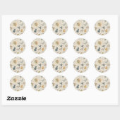 Sticker Rond Harry Potter Icons Pattern - Birthday (Feuille)