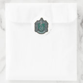 Sticker Rond Harry Potter | Rétro Mighty Blason de Slytherin (Sac)