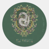 Sticker Rond HARRY POTTER™ | SLYTHERIN™ Crest (Devant)