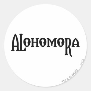 Sticker Rond Harry Potter Spell   Alohomora