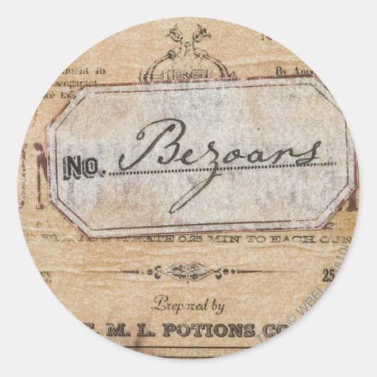 Sticker Rond Harry Potter Spell | Bezoars (Devant)
