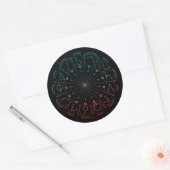 Sticker Rond Harry Potter Spell| Instruction Spells & Charms C (Enveloppe)