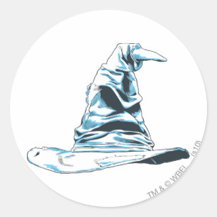 Sticker Rond Harry Potter Spell   Sorting Hat