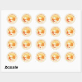 Sticker Rond HARRY POTTER™ | Summer Magic HOGWARTS™ Castle (Feuille)