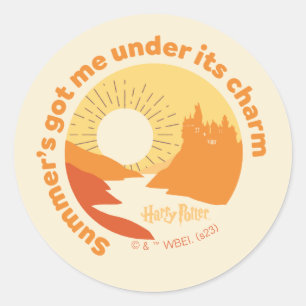 Sticker Rond HARRY POTTER™   Summer Magic HOGWARTS™ Castle