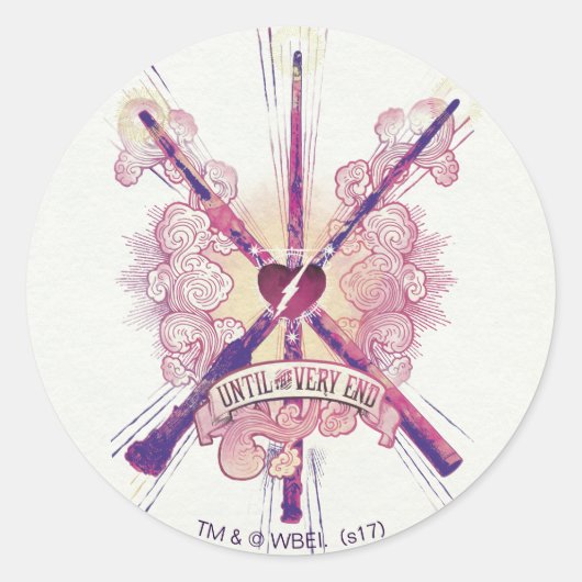 Sticker Rond Harry Potter | Until The Very (Devant)