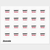Sticker Rond Harry Rocks (Feuille)