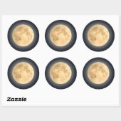 Sticker Rond Harvest moon (Feuille)