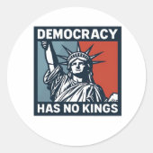 Sticker Rond Has No Kings (Devant)