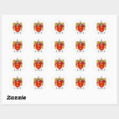 STICKER ROND HATCH FAMILLE CREST - HATCH COAT DES ARMES (Feuille)