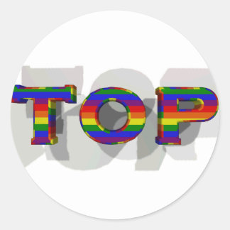 Sticker Rond Haut 3D