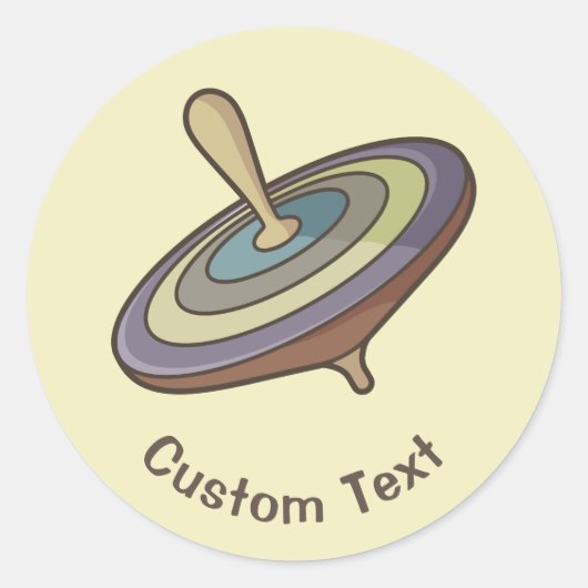 Sticker Rond Haut de rotation (Devant)