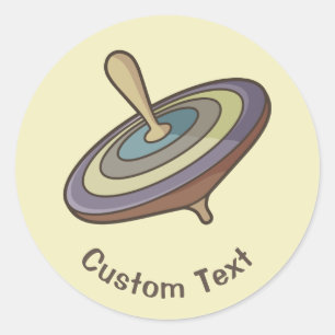 Sticker Rond Haut de rotation