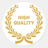 Sticker Rond Haute qualité (Devant)