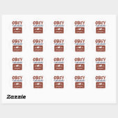 Sticker Rond Havanais (Feuille)