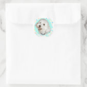 Sticker Rond Havanais Heureux (Sac)