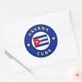 Sticker Rond Havane Cuba (Enveloppe)