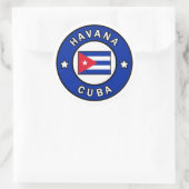 Sticker Rond Havane Cuba (Sac)