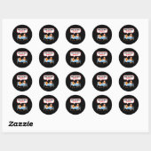 Sticker Rond Have You Tried Icing It Gingerbread Funny Nurse Ch (Feuille)