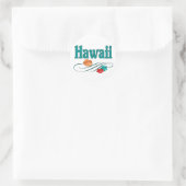 Sticker Rond Hawaii (Sac)