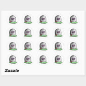 Sticker Rond Hawaii RIP (Feuille)