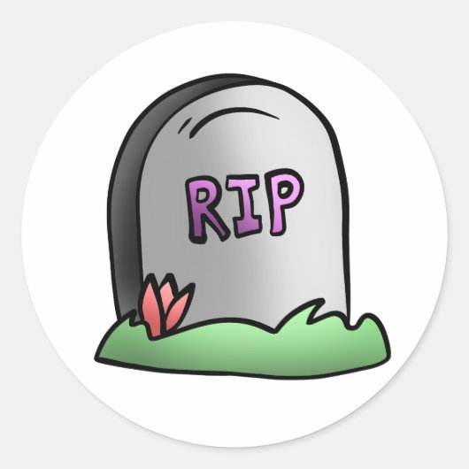 Sticker Rond Hawaii RIP (Devant)