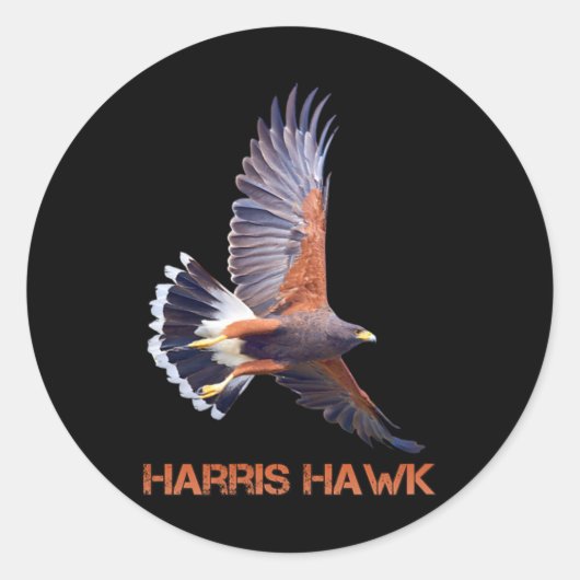 Sticker Rond Hawk Kamala Harris, Président (Devant)