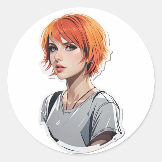 Sticker Rond hayley williams (Devant)