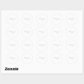 Sticker Rond Hé (Feuille)
