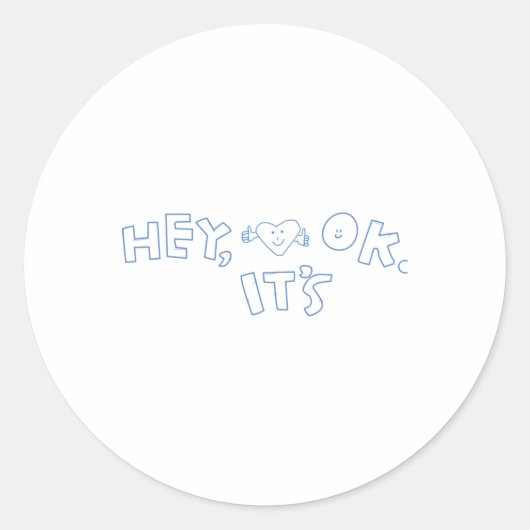 Sticker Rond Hé (Devant)