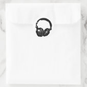 Sticker Rond Headphone (Sac)
