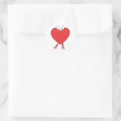 Sticker Rond Heart Shape (Sac)