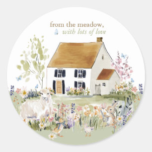 Sticker Rond Hearthlight Notes Printemps Douce Prairie Jardin