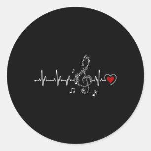 Sticker Rond Hebeat Musique