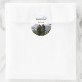 Sticker Rond Hébreux 13:8 (Sac)