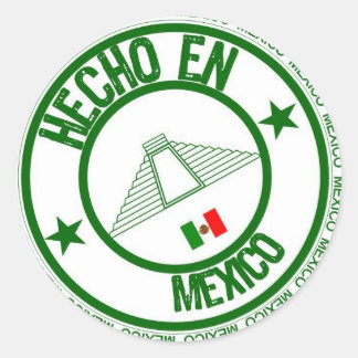 Sticker Rond Hecho en mexique