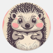 Sticker Rond Hedgie Hedgie Hedgie Hedgie Hedgie Hedgie Hedgie (Devant)