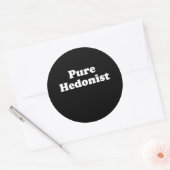 Sticker Rond Hédoniste pur  (Enveloppe)