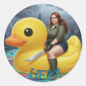 STICKER ROND HEIDI (Devant)