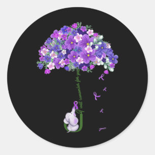Sticker Rond Heimerheimer Sensibilisation Eléphant mignon Je Re