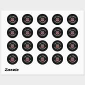 Sticker Rond Heimerheimer Sensibilisation Endheimer Lutter cont (Feuille)