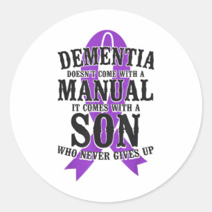 Sticker Rond Heimers Sensibilisation à la démence Soutien Papa