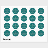 Sticker Rond Heisenberg Dit Relax (Feuille)