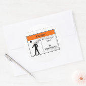 Sticker Rond héliintrainingjpg (Enveloppe)