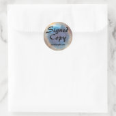Sticker Rond Helix Nebula Photo Sci Fi Signé Copie avec URL (Sac)